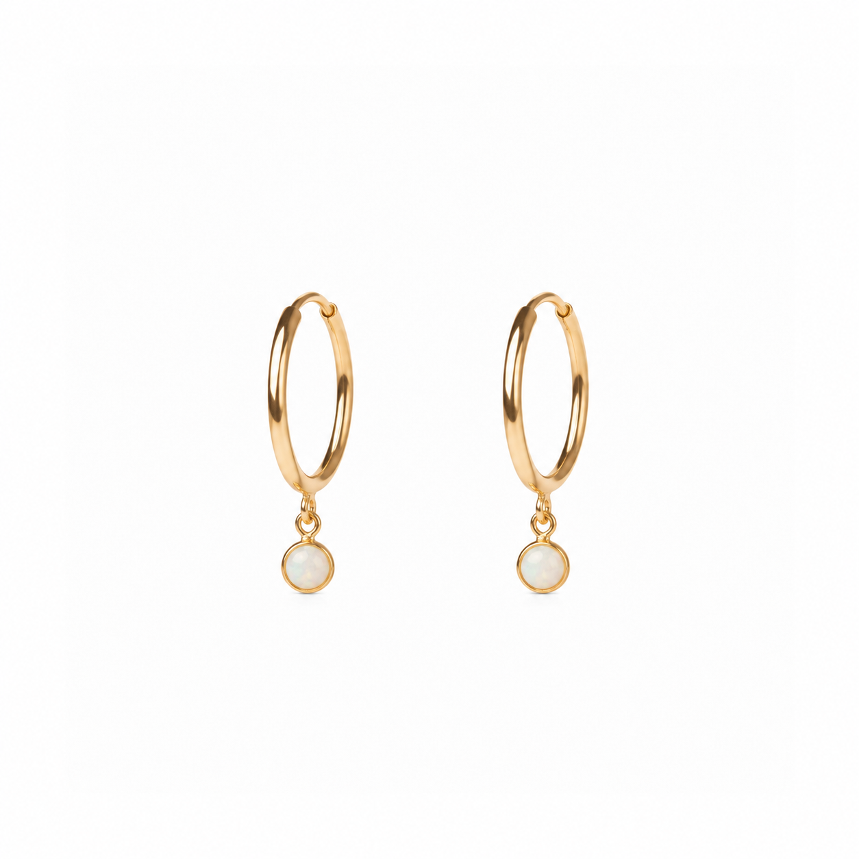 Endless Charm Hoops