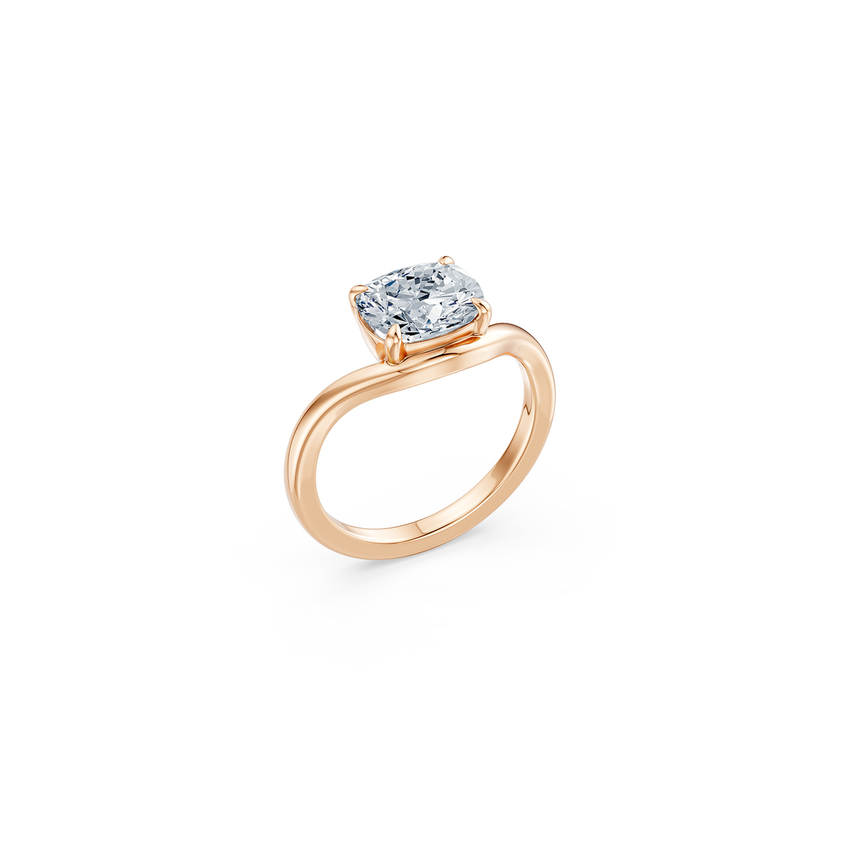 14k Allure Cushion Ring