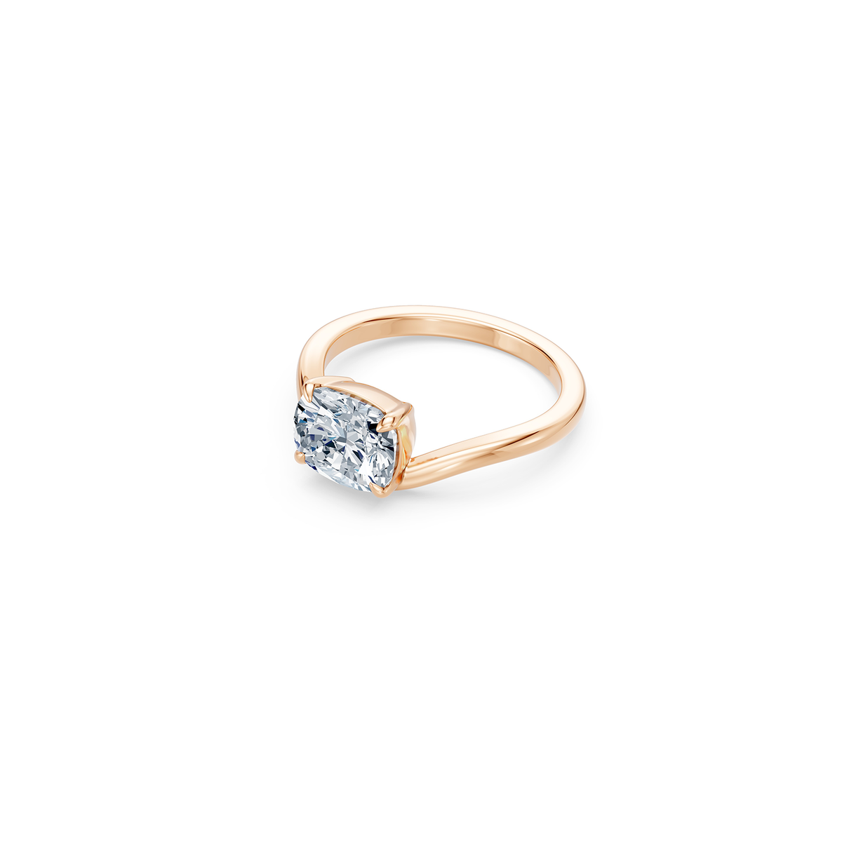 14k Allure Cushion Ring