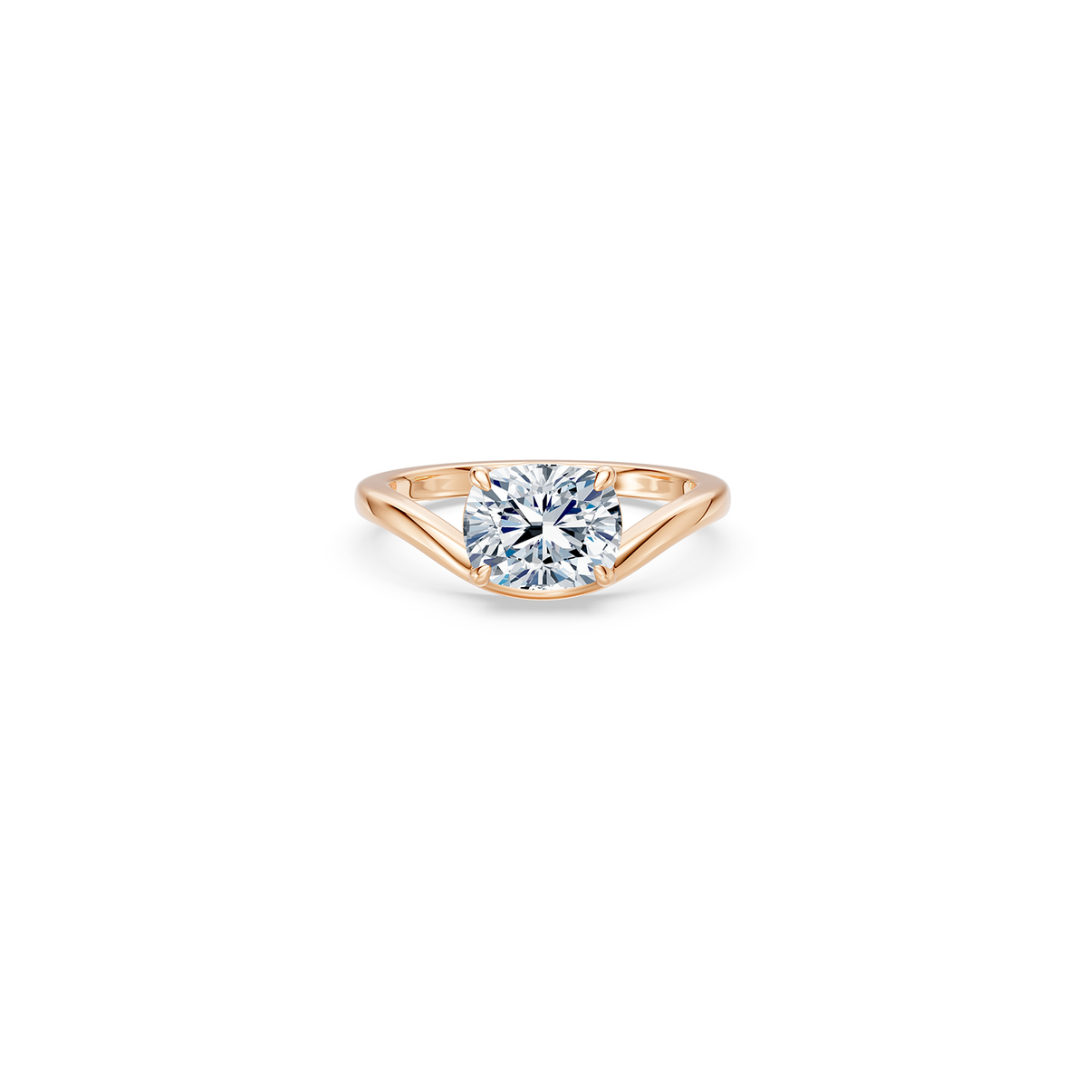 14k Allure Cushion Ring
