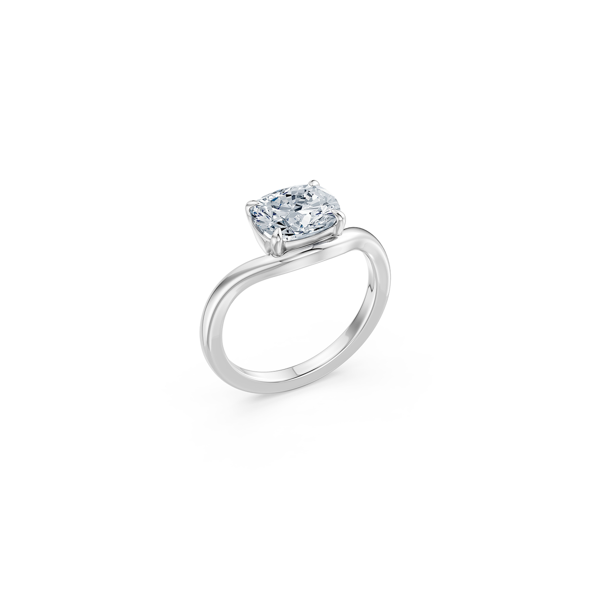 14k Allure Cushion Ring