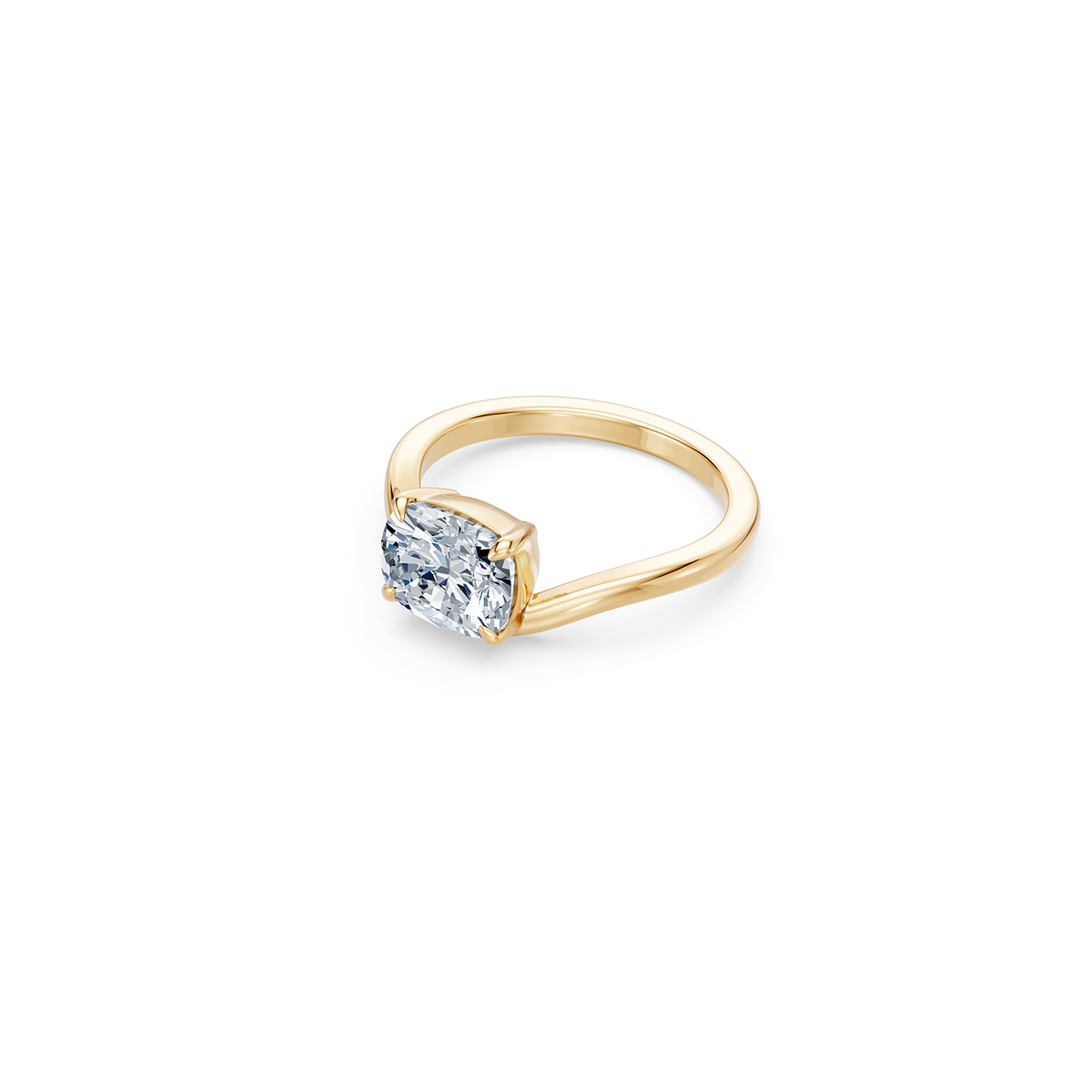 14k Allure Cushion Ring