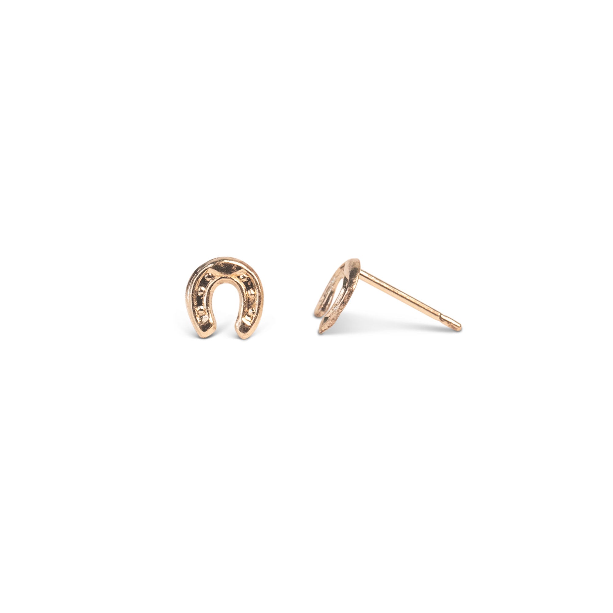 Gold Filled Horseshoe Studs