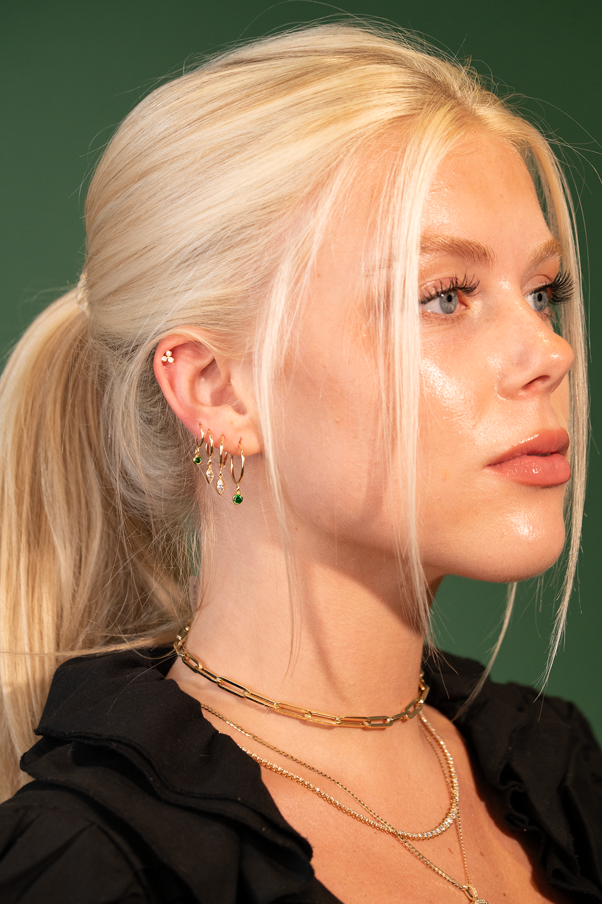 14k Bold Paperclip Necklace