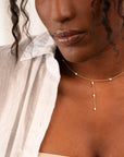 Pearl Lariat Necklace