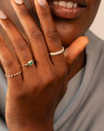 14k Vintage Emerald Ring