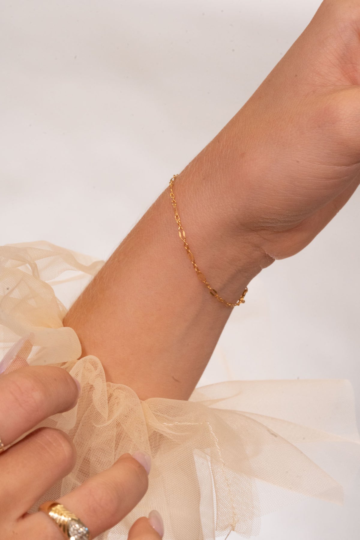 Gold Filled Lilac Bracelet