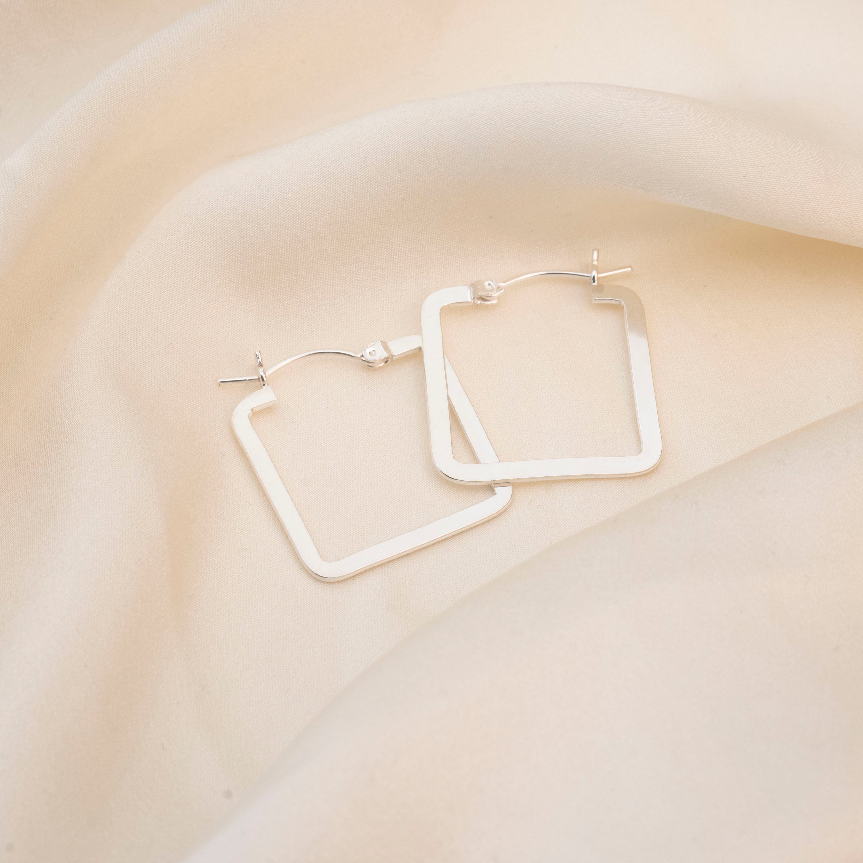 Flat Square Hoops