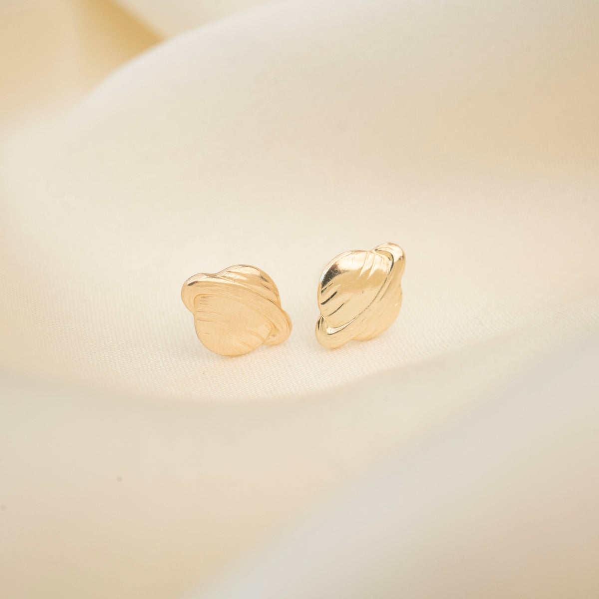 Gold Filled Saturn Studs