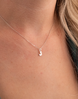 Silver Letter Necklace