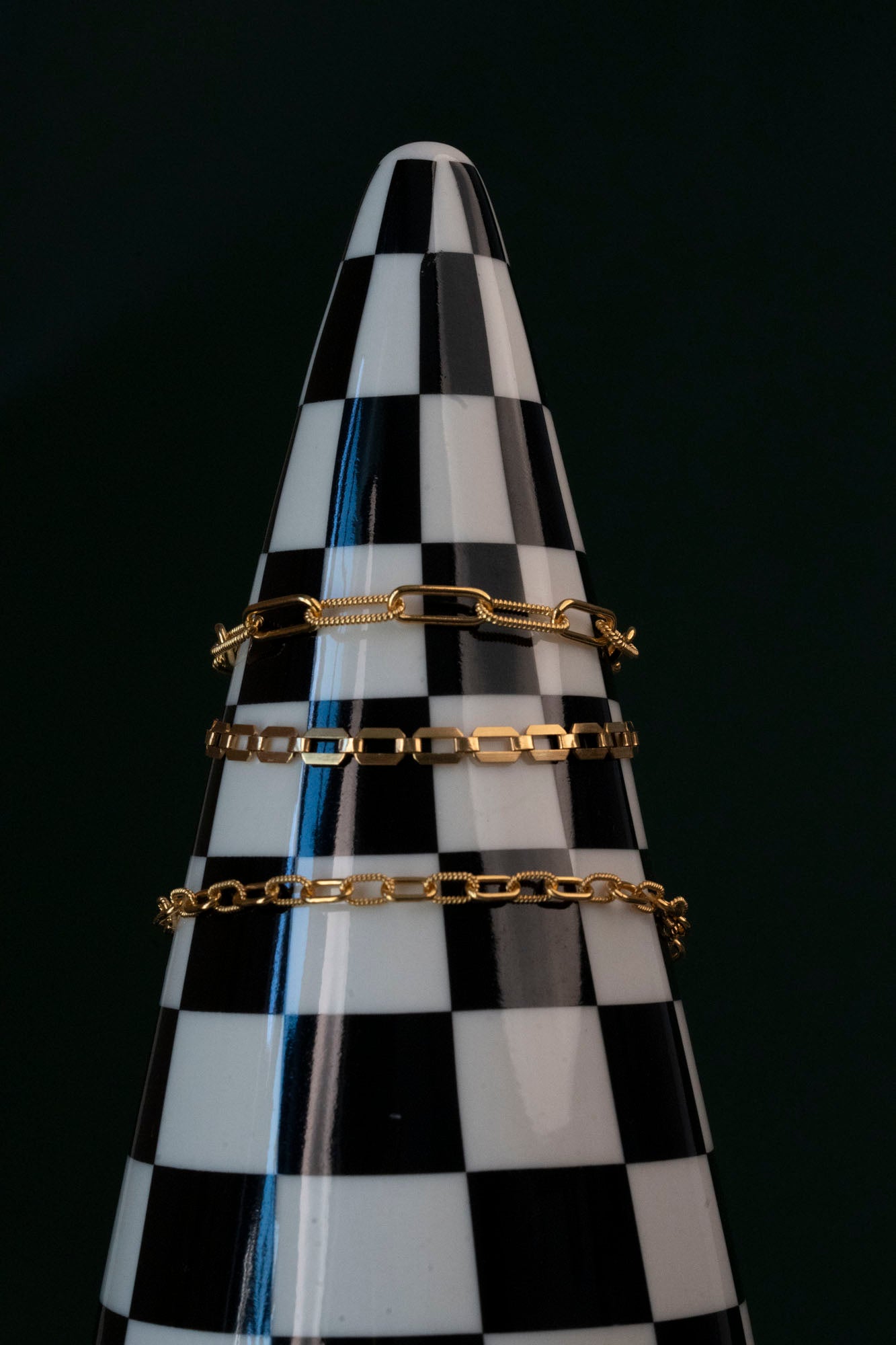 Gold Filled Mini Retro Necklace