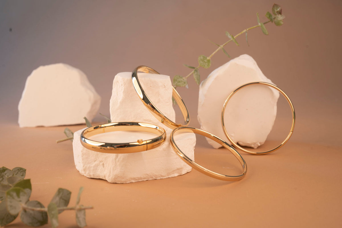 Gold Filled Malia Bangle | 6mm