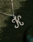 Script Letter Necklace