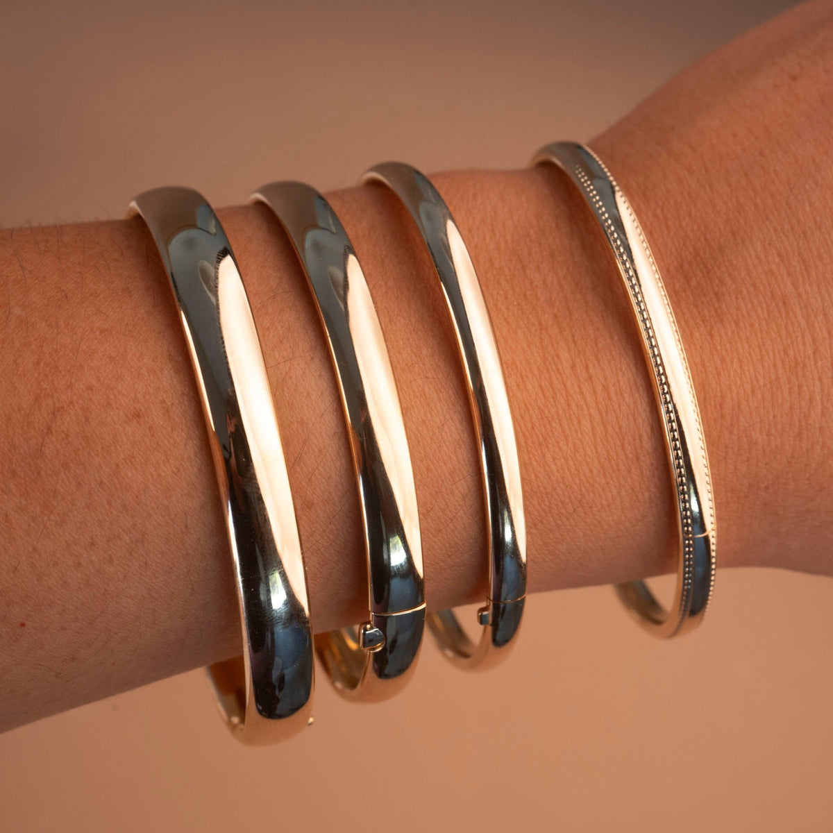 Gold Filled Malia Bangle | 6mm