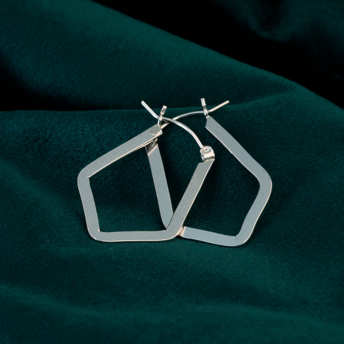 Flat Chandelier Hoops