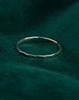 Silver Textured Stackable Ring