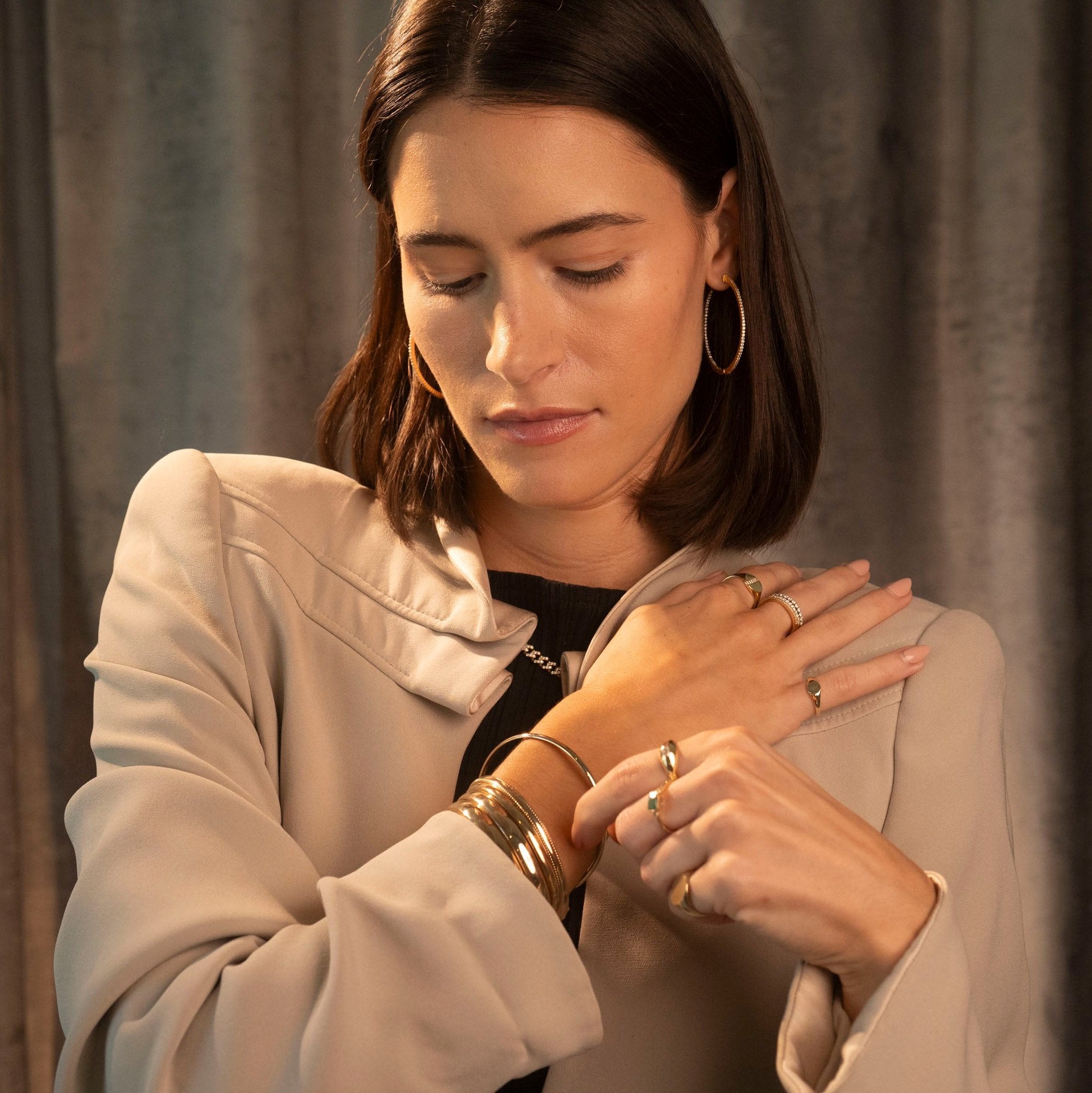 Gold Filled Malia Bangle | 6mm