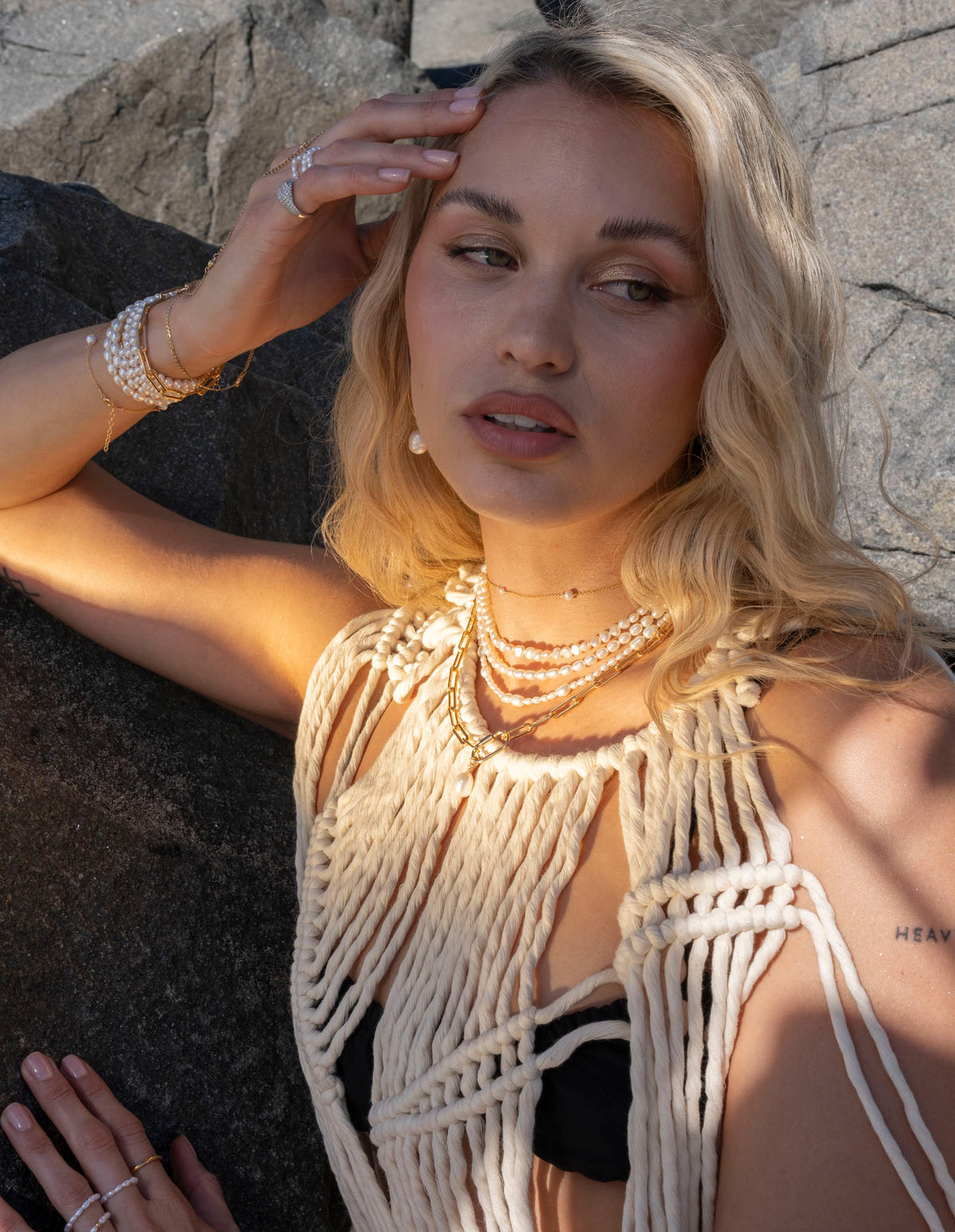 Oval Pearl Necklace