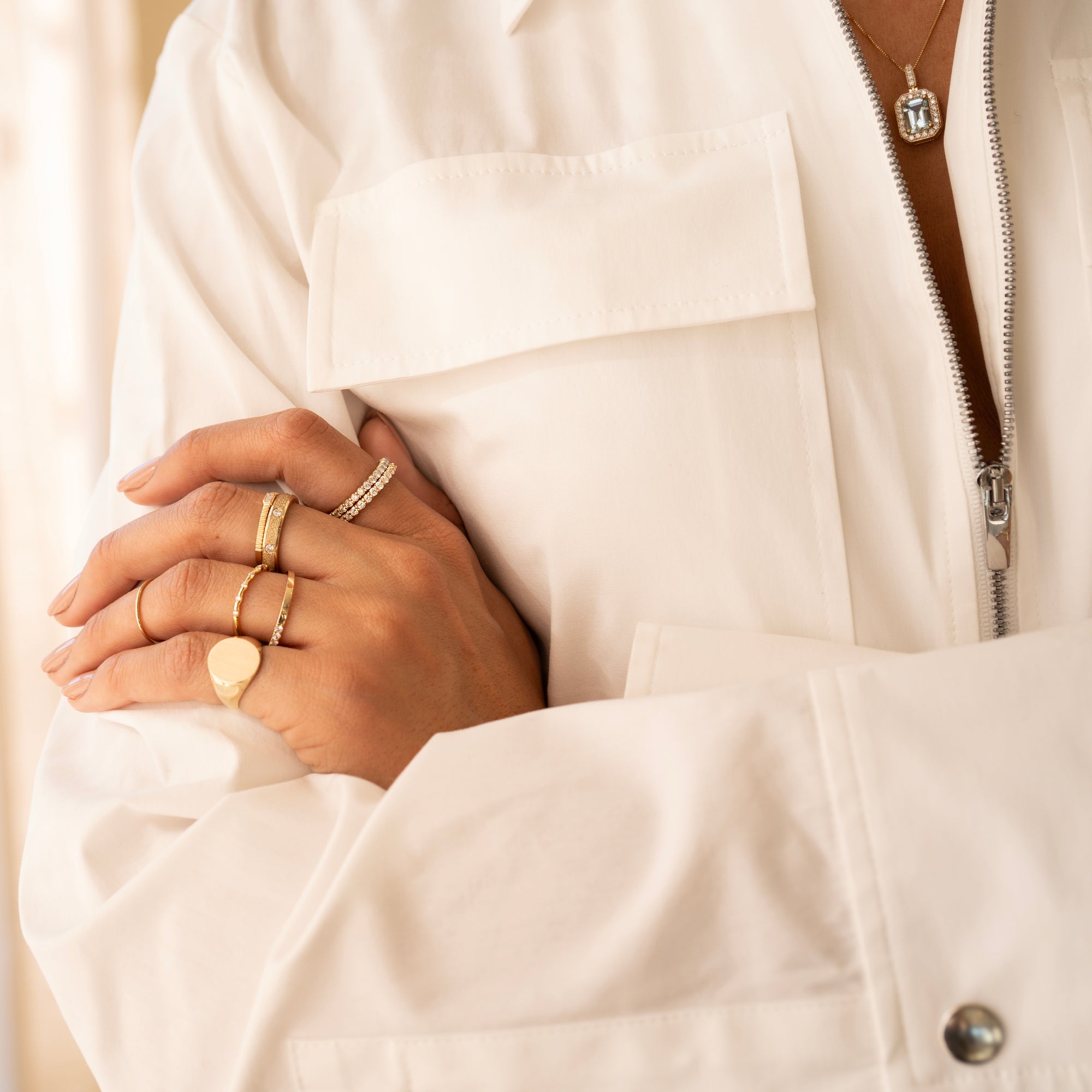 14k Large Signet Ring