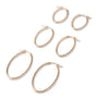 Gold Filled Oval Hoops