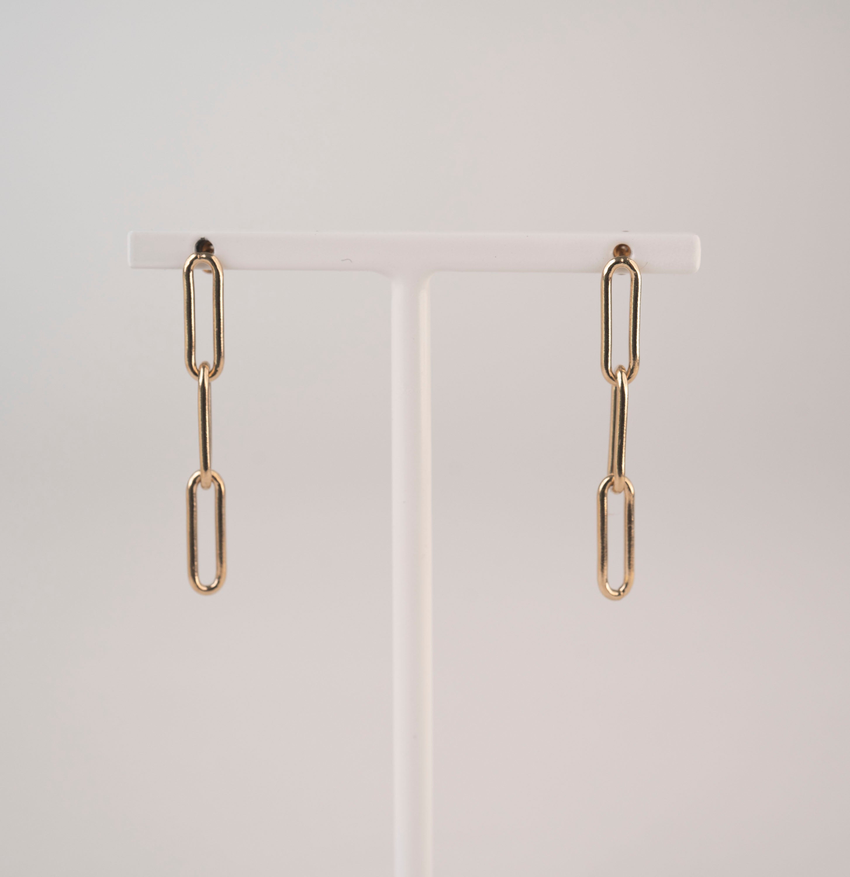 Gold Filled Paperclip Studs