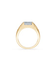 14 Emerald-Cut Pyramid Ring