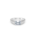 14 Emerald-Cut Pyramid Ring