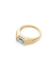 14 Emerald-Cut Pyramid Ring