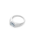 14 Emerald-Cut Pyramid Ring