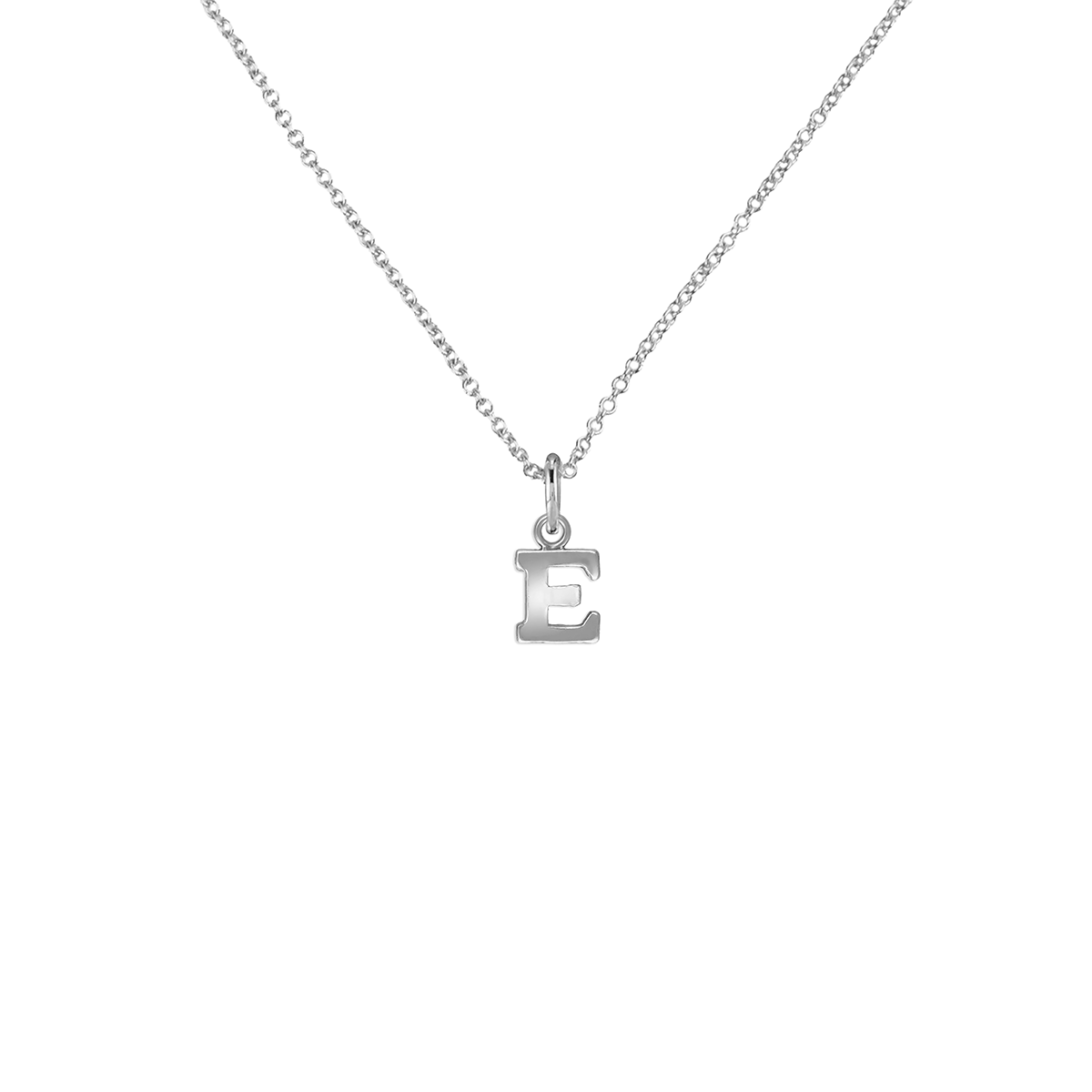 Silver Letter Necklace