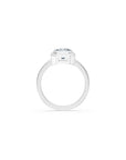 14k Emerald-Cut Eclipse Bezel Ring
