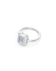 14k Emerald-Cut Eclipse Bezel Ring