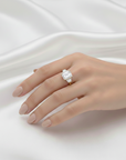14k Emerald Portal Ring