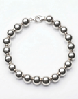 8mm Gold Beaded Bracelet