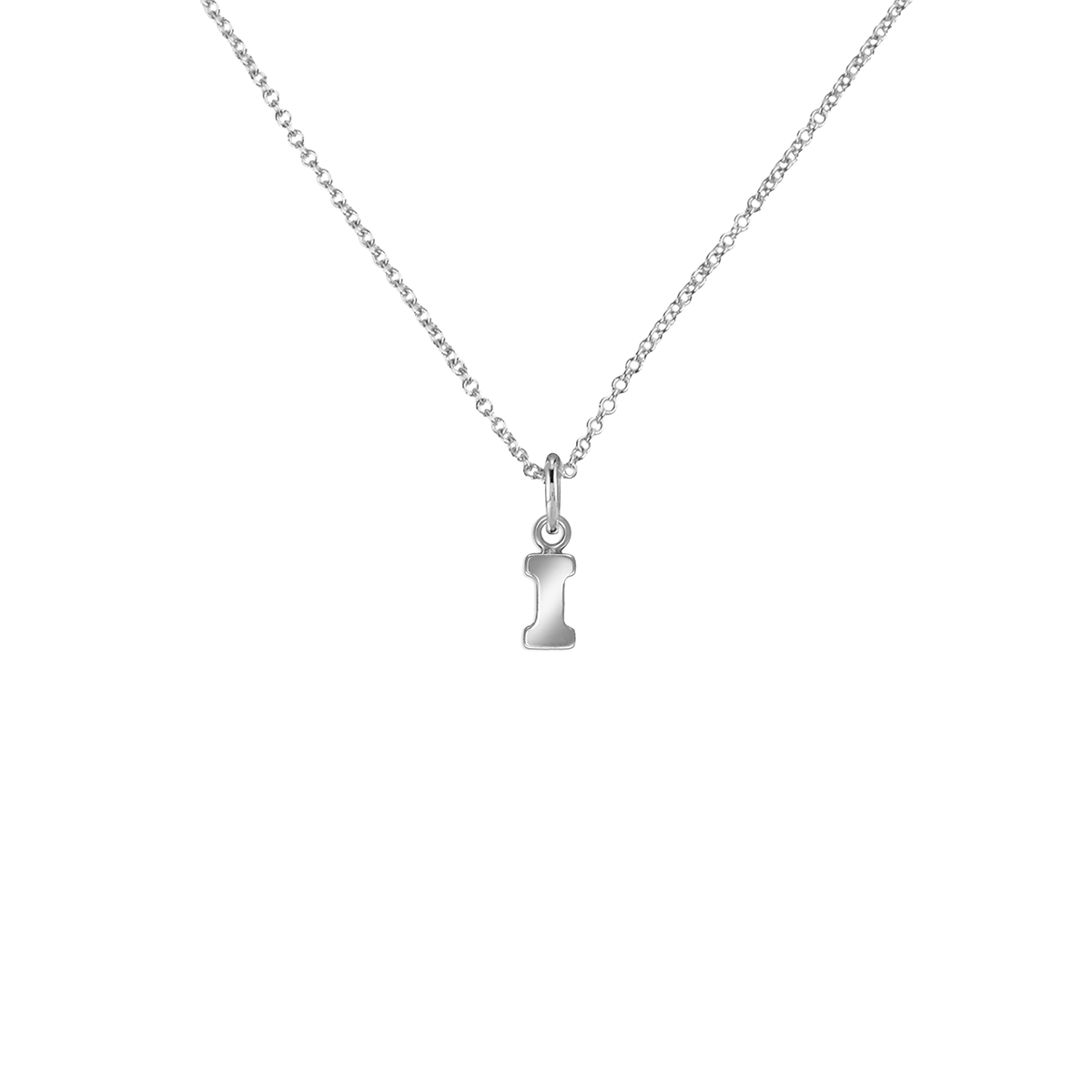 Silver Letter Necklace