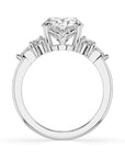 14k Oval Accent Ring
