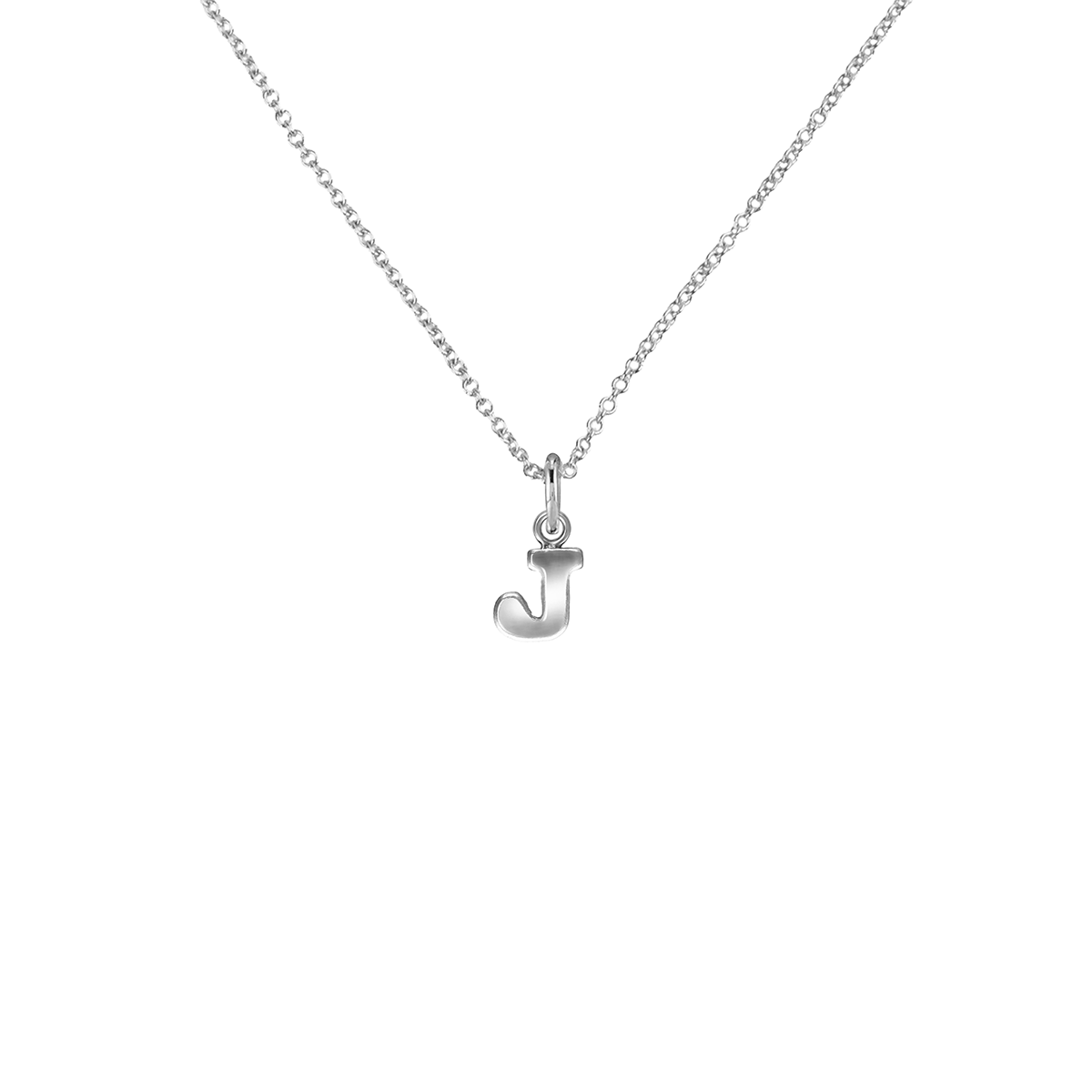 Silver Letter Necklace