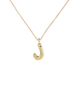 14k Bubble Letter Necklace