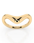 14k Chevron Band
