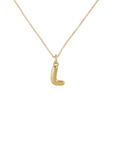 14k Bubble Letter Necklace