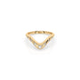 14k Juliet Chevron Band