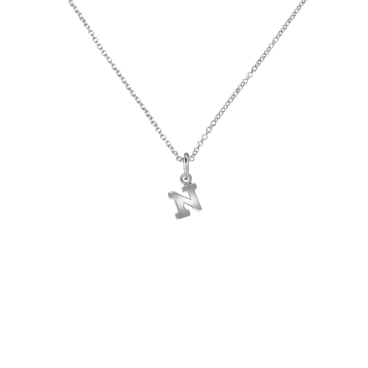 Silver Letter Necklace
