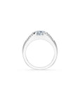 14 Oval Diamond Pyramid Ring