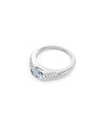 14 Oval Diamond Pyramid Ring