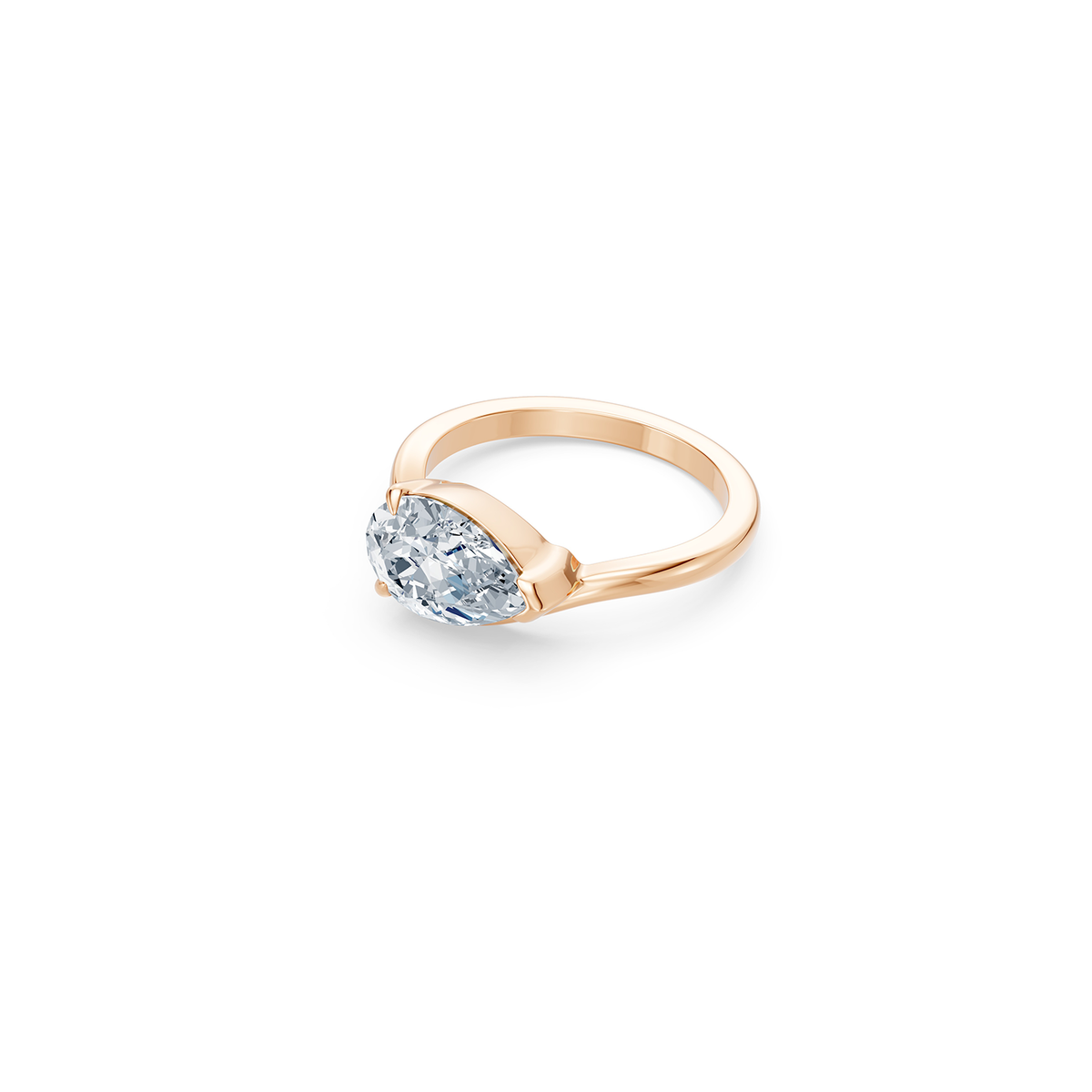 14k Allure Bold Pear Ring