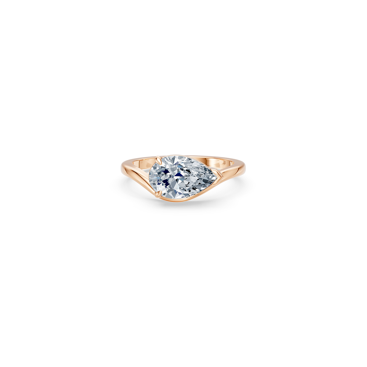 14k Allure Bold Pear Ring