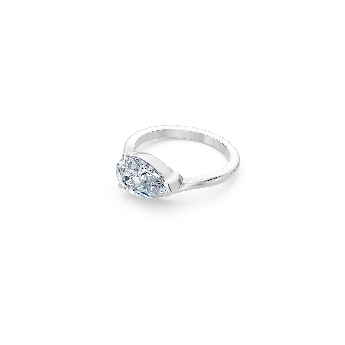 14k Allure Bold Pear Ring