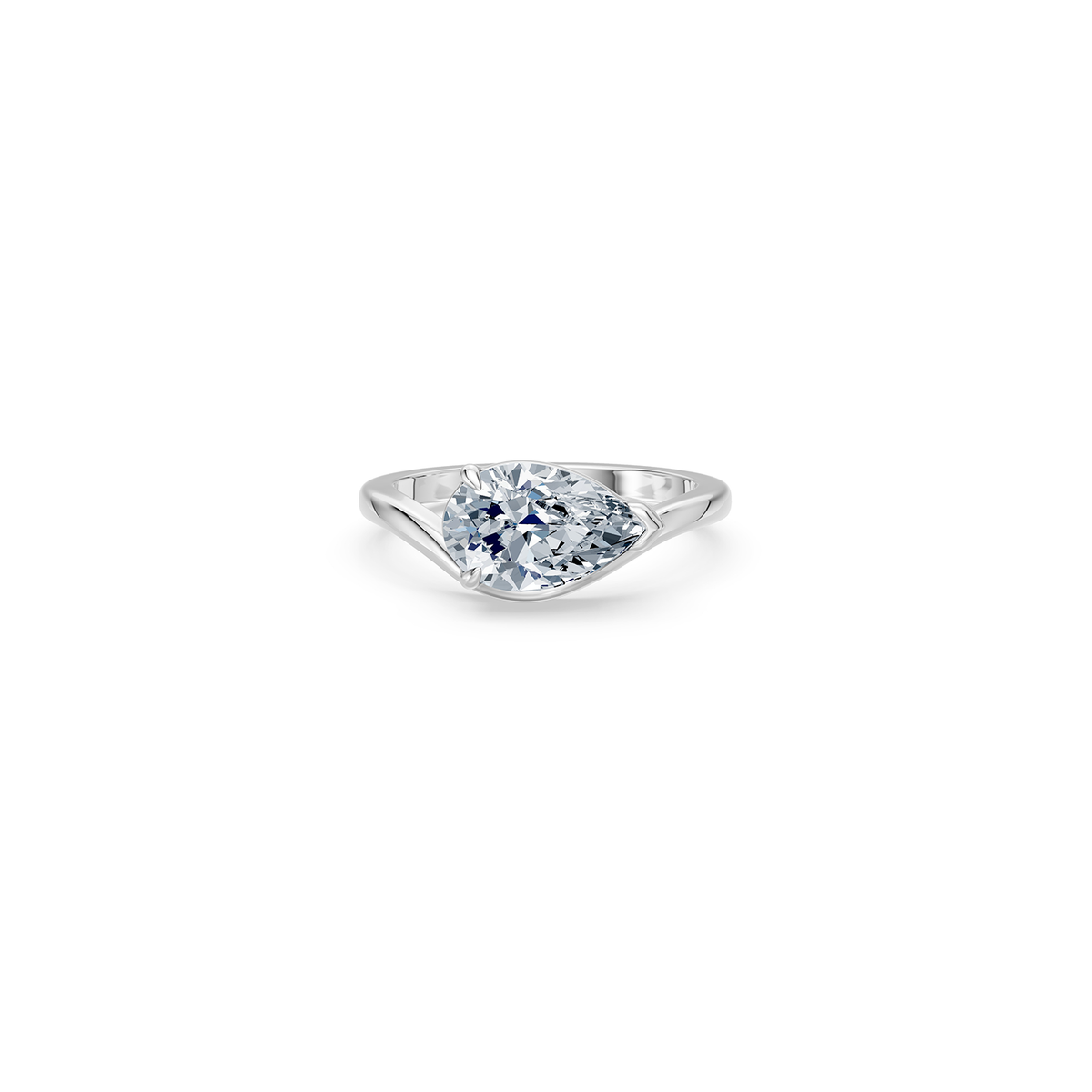 14k Allure Bold Pear Ring