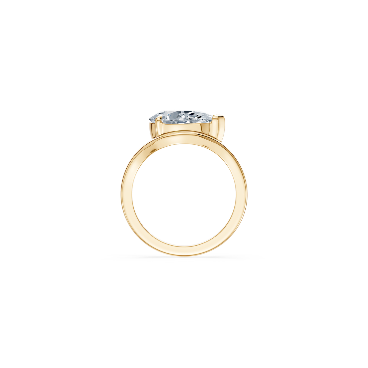 14k Allure Bold Pear Ring