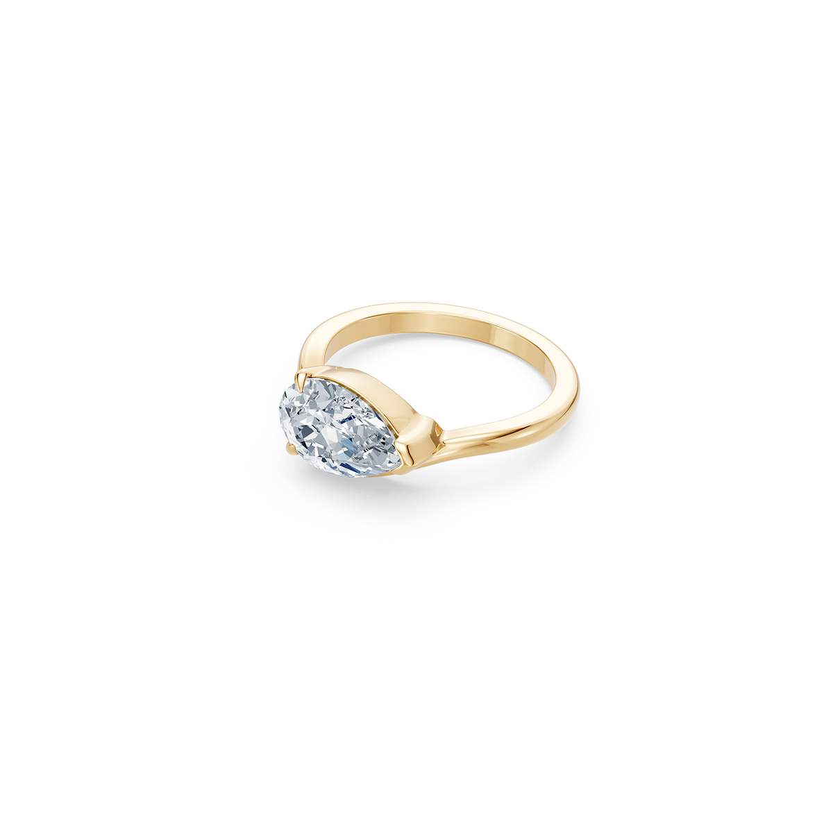 14k Allure Bold Pear Ring